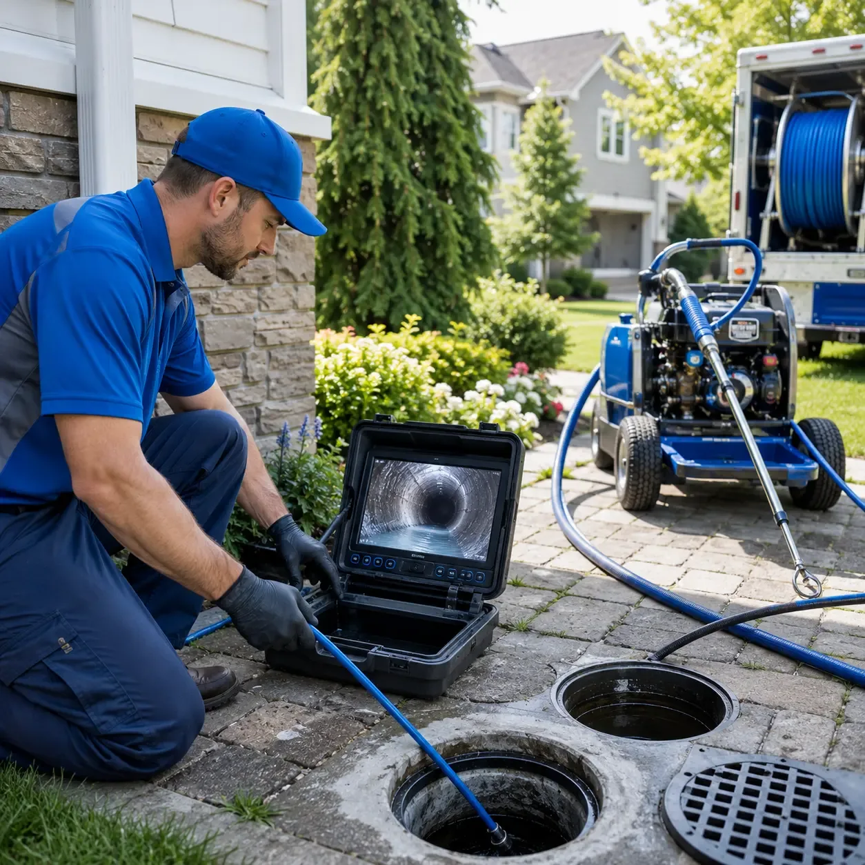 Outdoor drain cleaning professionals serving Rockbridge, IL